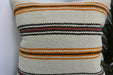Handmade Turkish Kilim Cushion Cover 40 x 40cm with Insert | Original Anatolian Kilim | Organic Cotton Backing | TK26-C917- Rugs Direct 