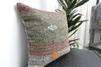 Handmade Turkish Kilim Cushion Cover 40 x 40cm with Insert | Original Anatolian Kilim | Organic Cotton Backing | TK26-C918- Rugs Direct 