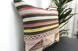 Handmade Turkish Kilim Cushion Cover 40 x 40cm with Insert | Original Anatolian Kilim | Organic Cotton Backing | TK26-C916- Rugs Direct 