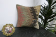 
Handmade Turkish Kilim Cushion Cover 40 x 40cm with Insert | Original Anatolian Kilim | Organic Cotton Backing | TK26-C912- Rugs Direct 