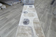 Contemporary Abstract Organic Pebble Aroha Runner 80cm Wide x Cut to Order- Rugs Direct 