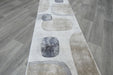 Contemporary Abstract Organic Pebble Aroha Runner 80cm Wide x Cut to Order- Rugs Direct 