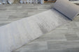 Plush Luxury Solid Grey Dream Shaggy Runner 100cm Wide x Cut to Order- Rugs Direct 