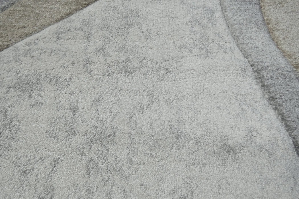 Contemporary Abstract Curved Waves Aroha Rug- RUGS DIRECT 