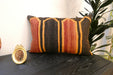 Handmade Anatolian Kilim Cushion Cover with Insert 40 x 60cm | Vintage Turkish Wool Lumbar Pillow | Organic Cotton Back | TK26-C699- Rugs Direct 