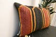 Handmade Anatolian Kilim Cushion Cover with Insert 40 x 60cm | Vintage Turkish Wool Lumbar Pillow | Organic Cotton Back | TK26-C699- Rugs Direct 