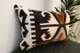 Handmade Anatolian Kilim Cushion Cover with Insert 40 x 60cm | Vintage Turkish Wool Lumbar Pillow | Organic Cotton Back | TK26-C808- Rugs Direct 