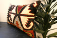 Handmade Anatolian Kilim Cushion Cover with Insert 40 x 60cm | Vintage Turkish Wool Lumbar Pillow | Organic Cotton Back | TK26-C808- Rugs Direct 