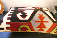 Handmade Anatolian Kilim Cushion Cover with Insert 40 x 60cm | Vintage Turkish Wool Lumbar Pillow | Organic Cotton Back | TK26-C808- Rugs Direct 