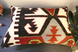 Handmade Anatolian Kilim Cushion Cover with Insert 40 x 60cm | Vintage Turkish Wool Lumbar Pillow | Organic Cotton Back | TK26-C808- Rugs Direct 