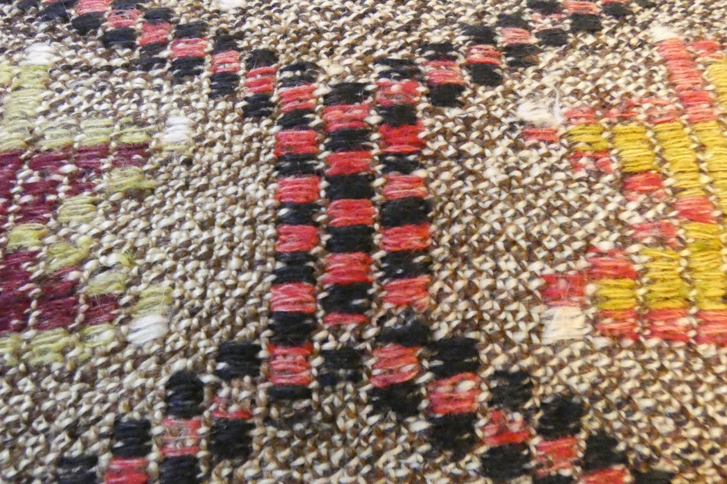 Handmade Anatolian Kilim Cushion Cover with Insert 40 x 60cm | Vintage Turkish Wool Lumbar Pillow | Organic Cotton Back | TK26-C812- Rugs Direct 