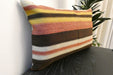 Handmade Anatolian Kilim Cushion Cover with Insert 40 x 60cm | Vintage Turkish Wool Lumbar Pillow | Organic Cotton Back | TK26-C611- Rugs Direct 