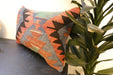 Handmade Anatolian Kilim Cushion Cover with Insert 40 x 60cm | Vintage Turkish Wool Lumbar Pillow | Organic Cotton Back | TK26-C612- Rugs Direct 