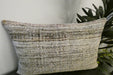 Handmade Anatolian Kilim Cushion Cover with Insert 40 x 60cm | Vintage Turkish Wool Lumbar Pillow | Organic Cotton Back | TK26-C610- Rugs Direct 