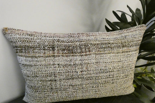 Handmade Anatolian Kilim Cushion Cover with Insert 40 x 60cm | Vintage Turkish Wool Lumbar Pillow | Organic Cotton Back | TK26-C610- Rugs Direct 