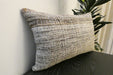 Handmade Anatolian Kilim Cushion Cover with Insert 40 x 60cm | Vintage Turkish Wool Lumbar Pillow | Organic Cotton Back | TK26-C610- Rugs Direct 