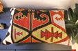 Handmade Anatolian Kilim Cushion Cover with Insert 40 x 60cm | Vintage Turkish Wool Lumbar Pillow | Organic Cotton Back | TK26-C609- Rugs Direct 