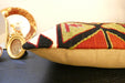 Handmade Anatolian Kilim Cushion Cover with Insert 40 x 60cm | Vintage Turkish Wool Lumbar Pillow | Organic Cotton Back | TK26-C609- Rugs Direct 