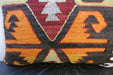 Handmade Anatolian Kilim Cushion Cover with Insert 40 x 60cm | Vintage Turkish Wool Lumbar Pillow | Organic Cotton Back | TK26-C608- Rugs Direct