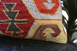 Handmade Anatolian Kilim Cushion Cover with Insert 40 x 60cm | Vintage Turkish Wool Lumbar Pillow | Organic Cotton Back | TK26-C607- Rugs Direct 