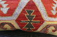 Handmade Anatolian Kilim Cushion Cover with Insert 40 x 60cm | Vintage Turkish Wool Lumbar Pillow | Organic Cotton Back | TK26-C607- Rugs Direct 