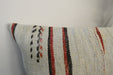 Handmade Anatolian Kilim Cushion Cover with Insert 40 x 60cm | Vintage Turkish Wool Lumbar Pillow | Organic Cotton Back | TK26-C603- Rugs Direct 