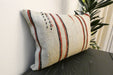 Handmade Anatolian Kilim Cushion Cover with Insert 40 x 60cm | Vintage Turkish Wool Lumbar Pillow | Organic Cotton Back | TK26-C603- Rugs Direct 