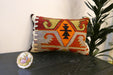 Handmade Anatolian Kilim Cushion Cover with Insert 40 x 60cm | Vintage Turkish Wool Lumbar Pillow | Organic Cotton Back | TK26-C606- Rugs Direct 