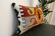 Handmade Anatolian Kilim Cushion Cover with Insert 40 x 60cm | Vintage Turkish Wool Lumbar Pillow | Organic Cotton Back | TK26-C606- Rugs Direct 