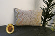 Handmade Anatolian Kilim Cushion Cover with Insert 40 x 60cm | Vintage Turkish Wool Lumbar Pillow | Organic Cotton Back | TK26-C602- Rugs Direct 