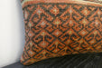 Handmade Turkish Rug Cushion 30 x 50cm | Vintage Wool Lumbar Cushion with Insert | Organic Cotton Back | TK26-C624- Rugs Direct 