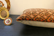 Handmade Turkish Rug Cushion 30 x 50cm | Vintage Wool Lumbar Cushion with Insert | Organic Cotton Back | TK26-C624- Rugs Direct 
