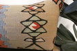 Handmade Turkish Kilim Cushion 30 x 50cm | Vintage Wool Lumbar Cushion with Insert | Organic Cotton Back | TK26-C623- Rugs Direct