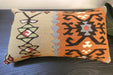 Handmade Turkish Kilim Cushion 30 x 50cm | Vintage Wool Lumbar Cushion with Insert | Organic Cotton Back | TK26-C623- Rugs Direct