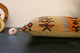 Handmade Turkish Kilim Cushion 30 x 50cm | Vintage Wool Lumbar Cushion with Insert | Organic Cotton Back | TK26-C623- Rugs Direct