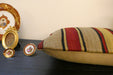 Handmade Turkish Kilim Cushion 30 x 50cm | Vintage Wool Lumbar Cushion with Insert | Organic Cotton Back | TK26-C619- Rugs Direct 