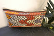 Handmade Turkish Kilim Cushion 30 x 50cm | Vintage Wool Lumbar Cushion with Insert | Organic Cotton Back | TK26-C621- Rugs Direct 