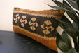 Handmade Turkish Kilim Cushion 30 x 50cm | Vintage Wool Lumbar Cushion with Insert | Organic Cotton Back | TK26-C961- Rugs Direct 