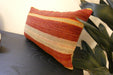 Handmade Turkish Kilim Cushion 30 x 50cm | Vintage Wool Lumbar Cushion with Insert | Organic Cotton Back | TK26-C963- Rugs Direct 