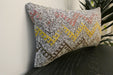 Handmade Turkish Kilim Cushion 30 x 50cm | Vintage Wool Lumbar Cushion with Insert | Organic Cotton Back | TK26-C972- Rugs Direct 