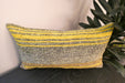 Handmade Turkish Kilim Cushion 30 x 50cm, Vintage Wool Lumbar Cushion with Insert, Organic Cotton Back- Rugs Direct New Zealand 