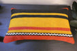 Handmade Turkish Kilim Cushion 30 x 50cm, Vintage Wool Lumbar Cushion with Insert, Organic Cotton Back- Rugs Direct New Zealand 
