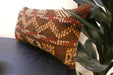 Handmade Turkish Kilim Cushion 30 x 50cm,, Vintage Wool Lumbar Cushion with Insert, Organic Cotton Back- Rugs Direct New Zealand 