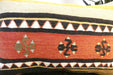 Handmade Anatolian Kilim Cushion Cover with Insert 40 x 60cm | Vintage Turkish Wool Lumbar Pillow | Organic Cotton Back - Rugs Direct New Zealand 