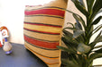Handmade Turkish Kilim Cushion Cover 60 x 60cm with Insert | Original Anatolian Kilim | Organic Cotton Backing- Rugs Direct New Zealand 
