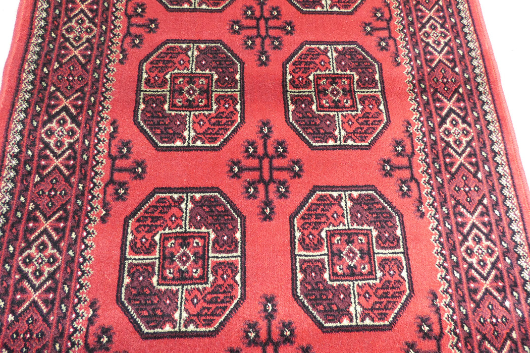 Traditional Beluchi Design Runner Size: 65cm x 210cm (961555-1616) Rugs Direct NZ