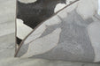 Contemporary Floral Design Argentum Oval Rug Size: 160 x 230cm (63421-3243) Rugs Direct NZ
