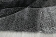 Abstract Wave Monochrome Shaggy California Rug- Rugs Direct 