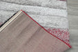 Modern Red & Grey Ombre Stripe Textured California Rug - Rugs Direct