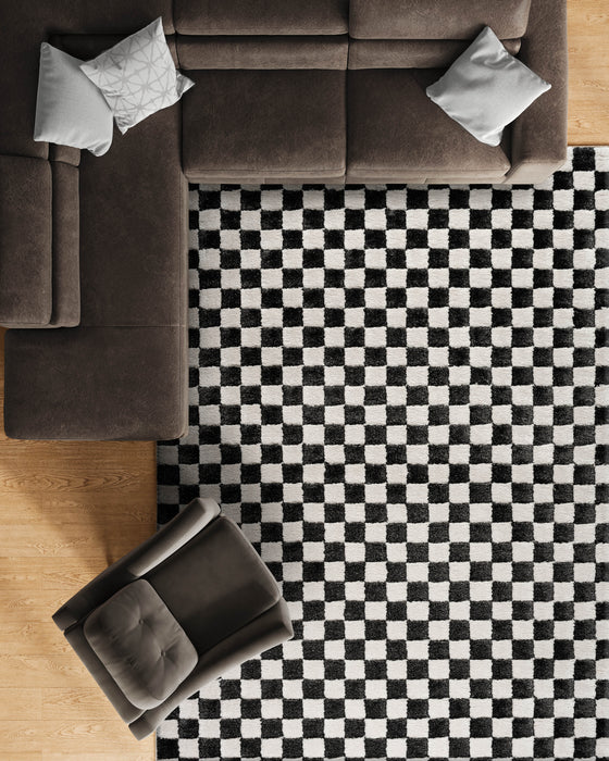 Luxurious Textured Modern Design Masai Rug (14010-3161) - Rugs Direct